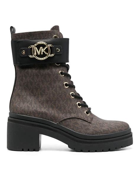 michael kors combat boots women|Michael Kors boots high heel.